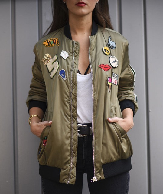 zara khaki bomber jacket