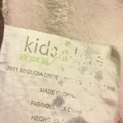 Kids Line Pink Brown Baby Blanket Security Plush Flower Square Floral