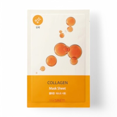 The Saem Bio Solution Mask Sheet 5 Types Firming Collagen  1pc #mde
