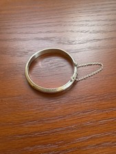 A Lovely solid silver child's christening bracelet b