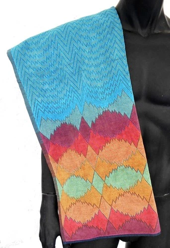 MISSONI HOME 2 BATH TOWELS  COTTON VELOUR VINTAGE 23x39 in  60x100cm TAMARA 100