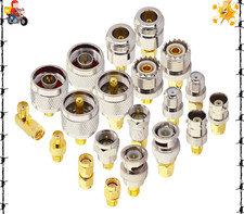 20-Type SMA Adapter Kit Universal SMA to UHF SO-239/PL-259 , N, BNC, F SMA