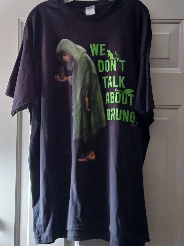 “We Don’t Talk About Bruno” Men’s Black T SHIRT 3XL