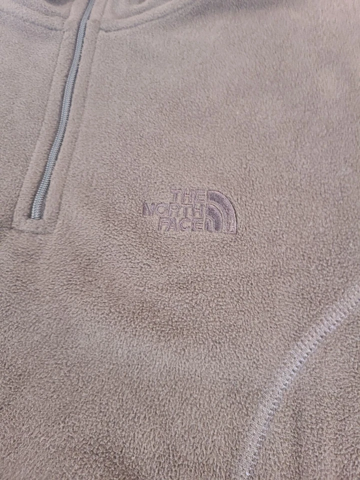 The North Face x Women's TKA Glacier Quarter-Zip fleece top Brown Size XS  - Image 4 of 4