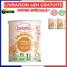 Babybio 3 céréales nature bio dès 6 mois 220 g
