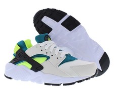 Nike Huarache Run GS Boys Shoes Size 4.5, Color: Phantom/Volt/Bright Spruce