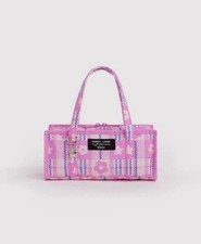 BAGGU X Sandy Liang Mini Nylon Market Bag Pink Plaid Limited Collection IN HAND