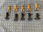 Ten Reisler Mexican Gunfighters / Bandits 54mm - all 4 poses in black and tan
