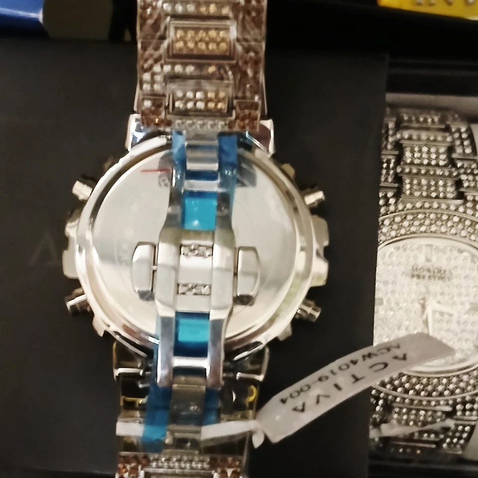 ACW4019-003- Reloj digital para hombre Activa Soluna X Invicta - 51 mm, dorado/cristal Foto 3 de 4