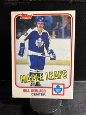 Bill Derlago #8 1981-82 Topps Toronto Maple Leafs