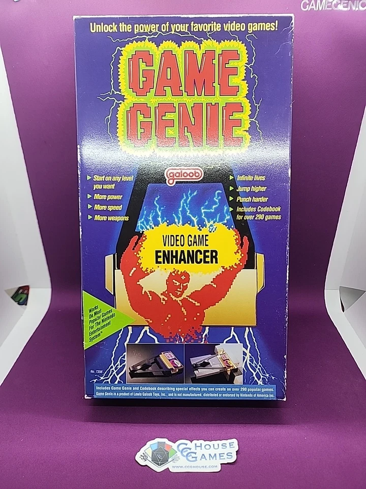 NES Galoob Game Genie Adapter CIB NIB Open Box Complete #WS Nintendo *CCGHouse* - Image 2 of 4