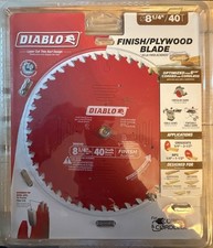 Diablo D0840 8-1/4 Zoll 40T Hartmetall Kreissägeblatt für Sperrholz, Hartholz, OSB