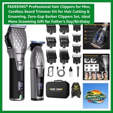 Complete Haircut Beard Grooming Kit - USB Rechargeable for Effortless Style