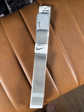 NEW Nike Golf Men's Web Stretch Flex Belt Gray Adjustable Size 42 Bottle Opener