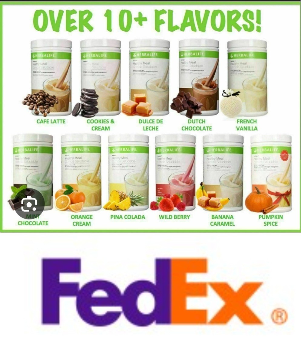 Herbalife Formula 1 Healthy Meal Nutritional Shake Mix -Various