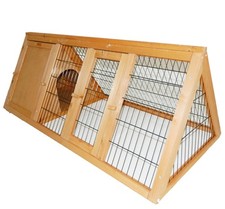 Charles Bentley FSC® 100% Wooden Outdoor Portable Pet Hutch Guinea Ferret Run