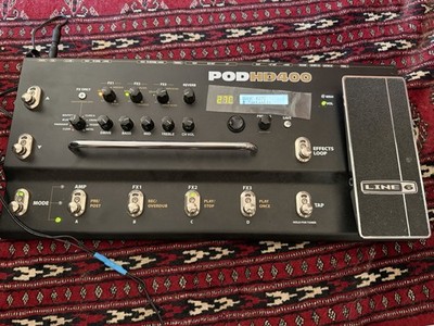 Line6 POD HD400 Multi Effects Electric Guitar Pedal Processor 16 HD Amp Model