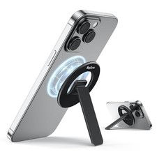 Magnetic Phone Stand for Mag-Safe, 3 in 1 Phone Grip Holder with Black