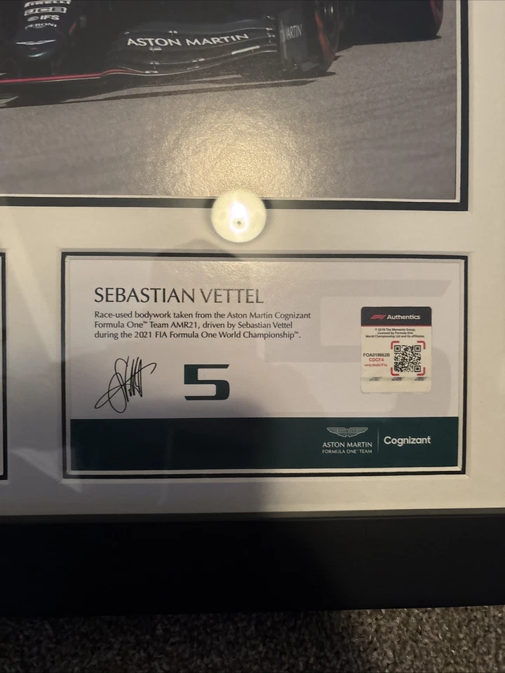 Sebastien Vettel Bodywork Photo - Image 3 of 4