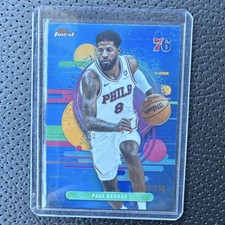 2025-26 Topps Finest - Uncommon Paul George #141 Blue Refractor /150