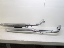 00 Yamaha XVS 1600 Roadstar Exhaust Muffler Head Pipes 4WM-14710-03-00 1999-2003