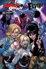 HARLEY QUINN X ELVIRA #5 CVR B CHAD HARDIN VAR 1/4/26 PRESALE