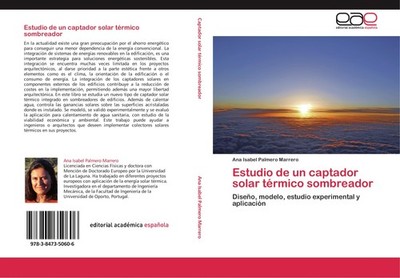 Estudio de un captador solar térmico sombreador Ana Isabel Palmero Marrero