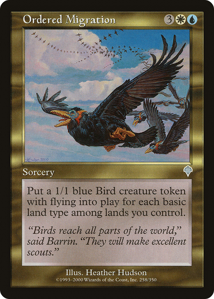Ordered Migration #258 (LP) Invasion INV Magic MTG