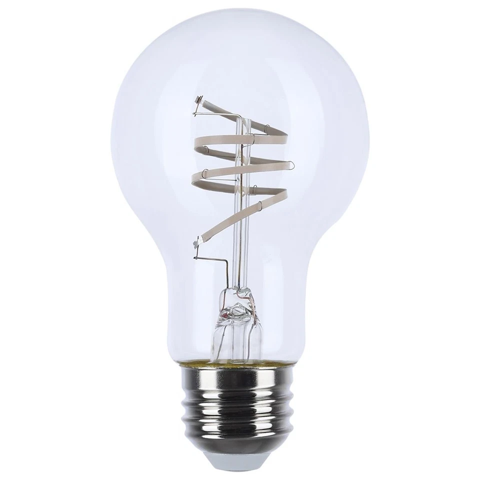 Satco S10521 - 6 Watt LED A19 Filament Light Bulbs - 2700K (1,2, 6 or 12 Pack) - Image 2 of 4