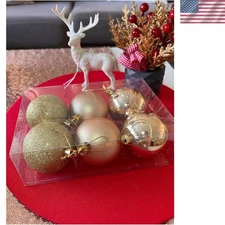 Versatile 18 cm Gold Metallic Finish Ornament - Perfect for Holiday Displays