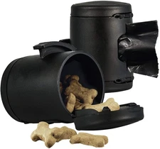 Flexi Multi Box for Treats or Waste Bags for Dogs Small Black