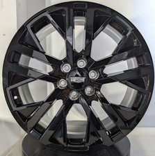 22 Black Wheels Fits Escalade Vistiq Rims 4 Pc