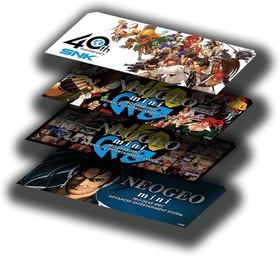 SNK NEOGEO MINI CHARACTER CONSOLE STICKERS Random Pack of 4 Officially Licensed