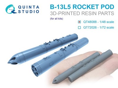 Quinta Studio 1/48 B-13L5 Rocket Pods, 2 Stück (für alle Bausätze)