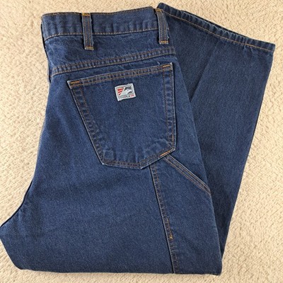 Tyndale FR Jeans Mens 38x26 Fire Resistant Dark Wash Fire Resistant 15 Cal Cat 2