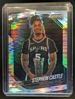 2024-25 Panini Prizm Black Stephon Castle RC Pulsar Prizm Rookie #96 Spurs