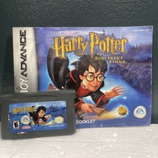 2001 Nintendo GBA Harry Potter And The Sorcerer's Stone Game And Manual