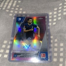Milos Pantovic Chrome Bundesliga 2021/22 Pink /75 Auto