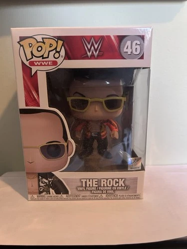 Funko Pop! Vinyl: Dwayne Johnson (The Rock) WWE Collectible Figure #46