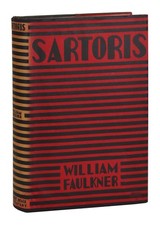 William Faulkner / Sartoris / First Edition in DJ / Harcourt Brace & Co 1929