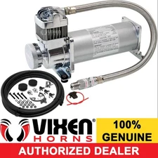 VIXEN HORNS UNIVERSAL AIR COMPRESSOR 200PSI FOR CAR/TRUCK TRAIN HORN/SUSPENSION