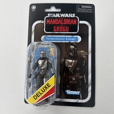 Star Wars Vintage Collection THE MANDALORIAN AND GROGU Deluxe 3.75    Brand New