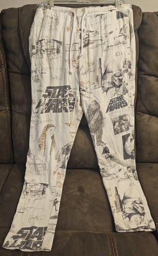 Star Wars X Kith Sketch 100% Cotton Unisex Adult Pajama Set Medium White  - Bild 15 von 24