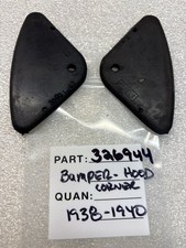 1938 To 1940 Packard Hood Corner Bumper Set - 326944