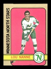 1972 73 Topps #93 Lou Nanne North Stars EX+ *1p