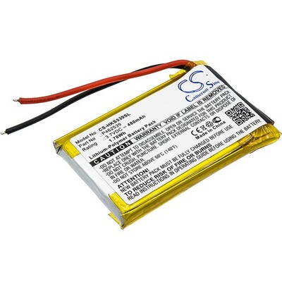 Battery for Harman/Kardon SOHO P462539 Wireless Headset CS-HKS539SL 3.7v 480mAh