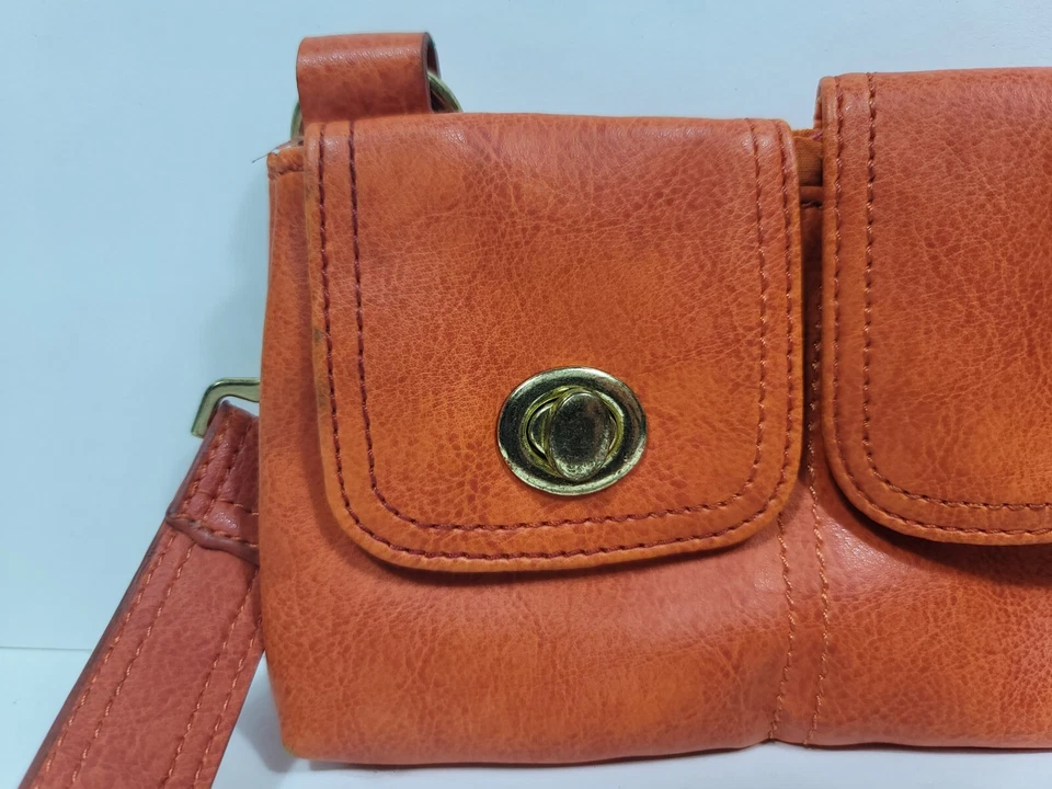 Mark By Avon женщин маленький оранжевый крест тела сумка ПВХ - Изображение 4 из 4