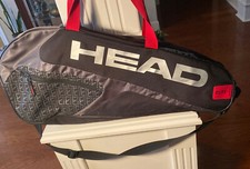 Head Tennis Racquet Cover / Case With Shoulder Strap Two Zippered Compartments
