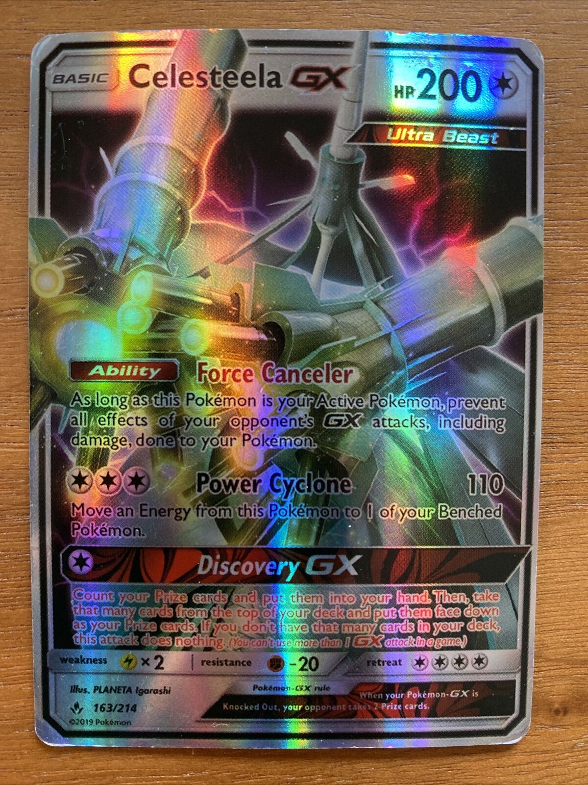 Pokemon Card Celesteela GX