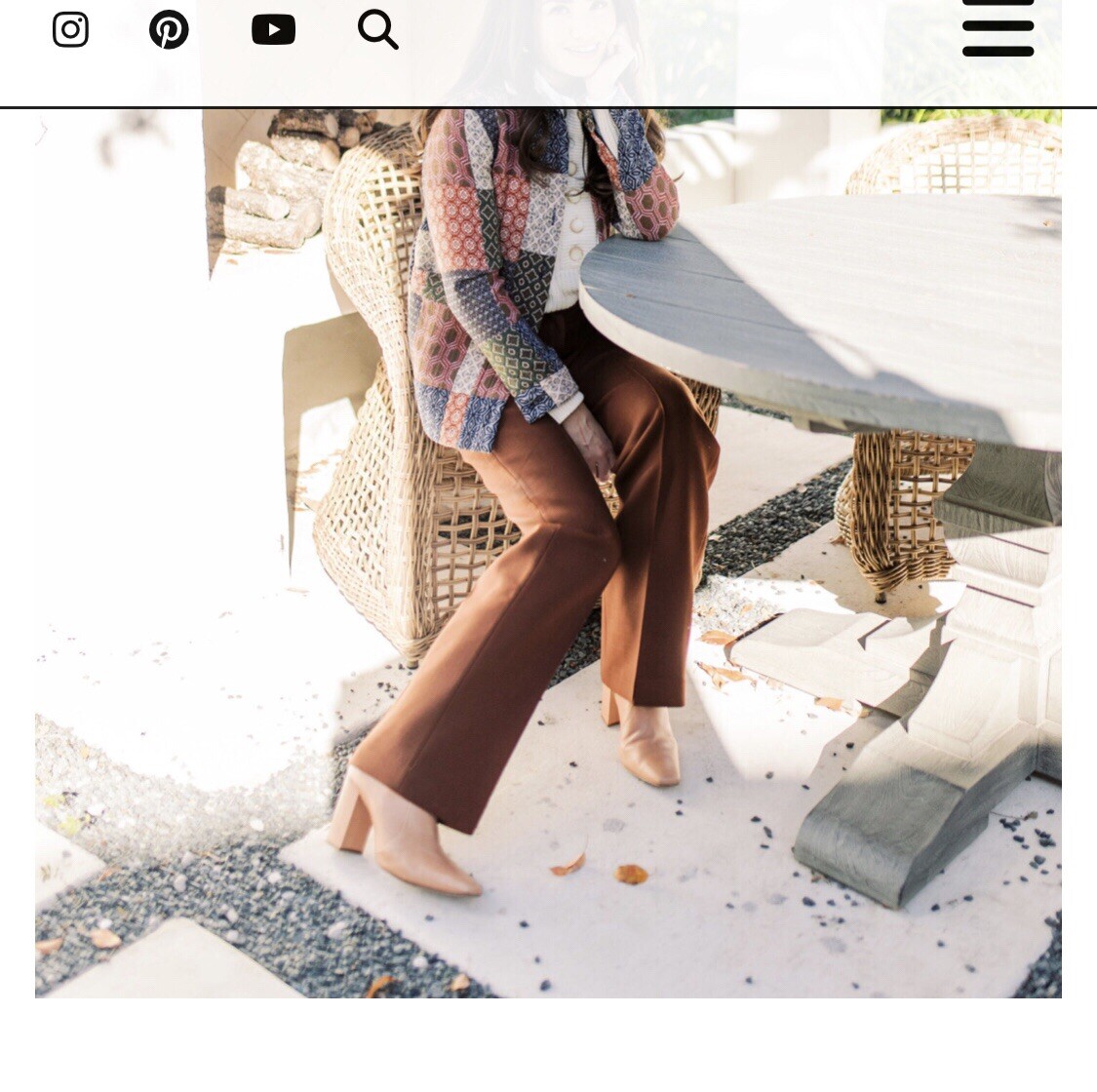 Sezane Will Jacket Dana Patchwork Jacquard Small … - image 7